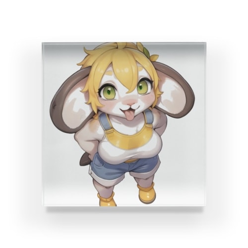 【受注生産】チンチラの女の子　メリッサ アクリルブロック 5,405円