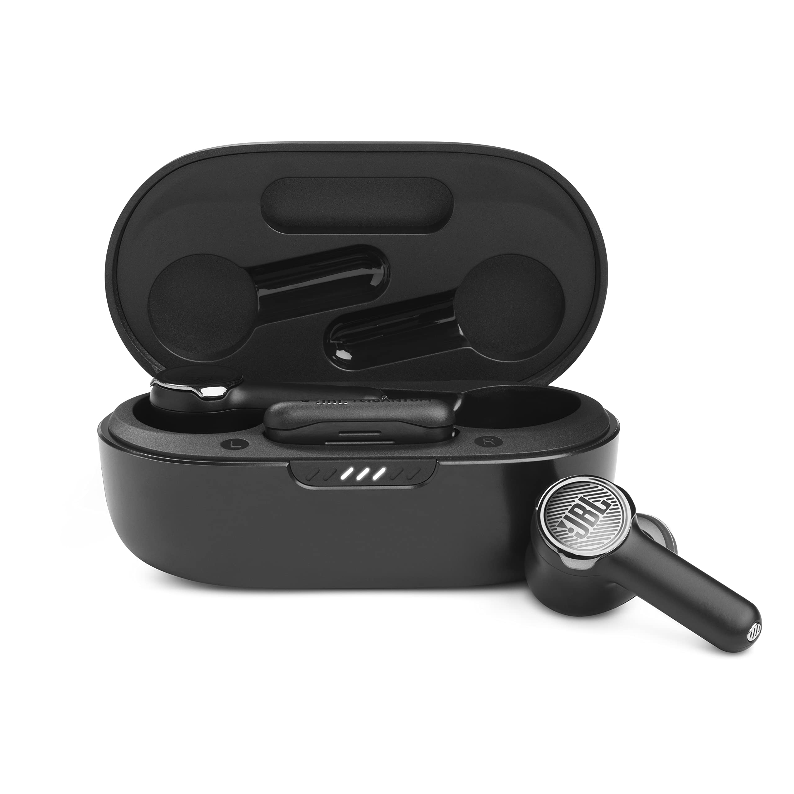 JBL QUANTUM TWS ゲーミングイヤホン/IPX4防水/ハイブリッド型アクティブノイズキャンセルリング/50ms 低レイテンシー接続/2.4GHzワイヤレス接続/Bluetooth/ブラック