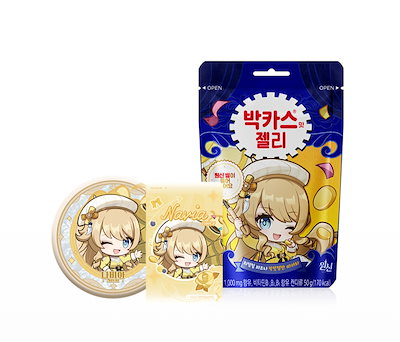 Qoo10] 東亜製薬 【公式】原神 コラボ 韓国 バッカス味ゼ : 食品