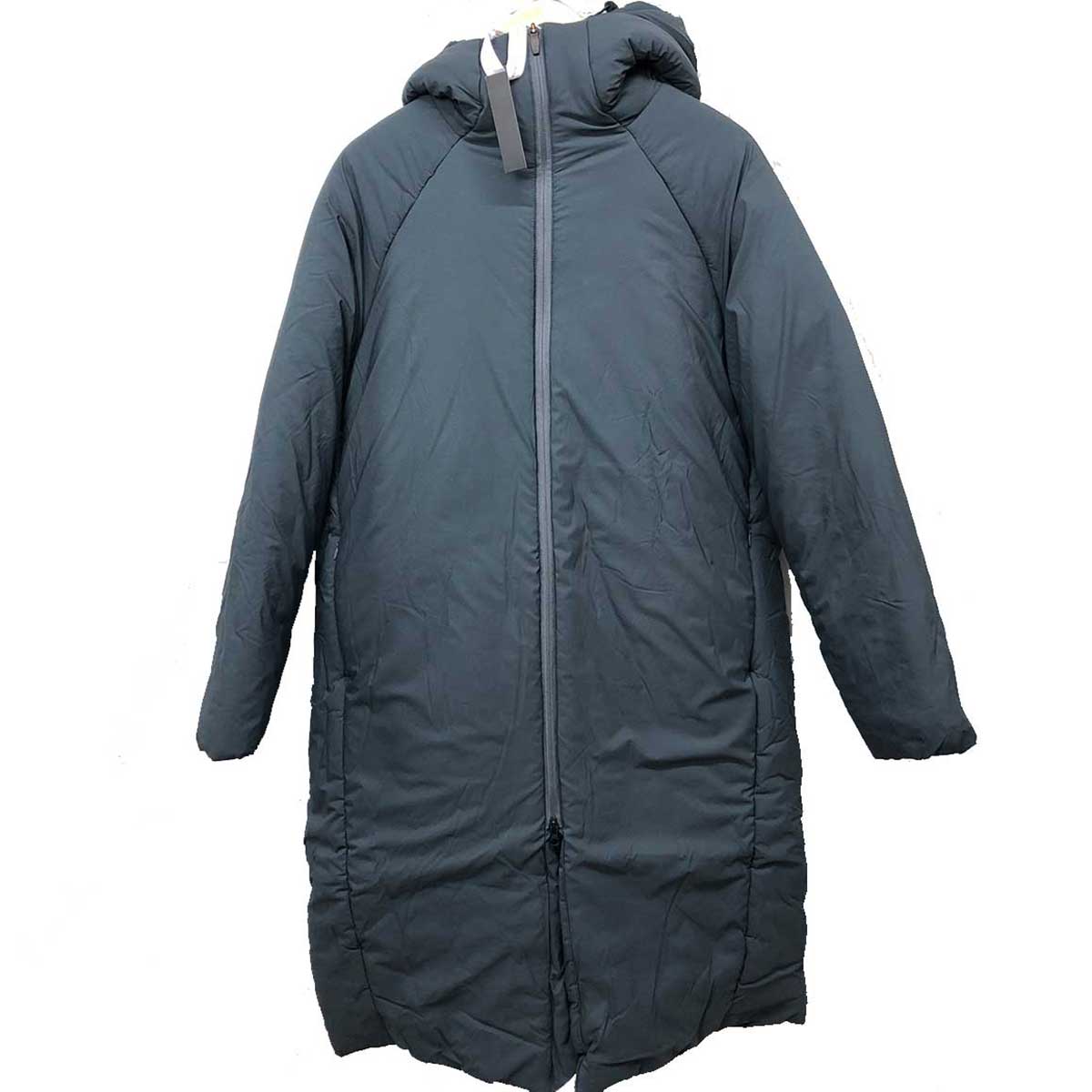 【中古・未使用品】MINOTAUR ミノトール Air Hot Hooded Coat フロントZIP フードコート M ダークグレー 436018301 メンズ