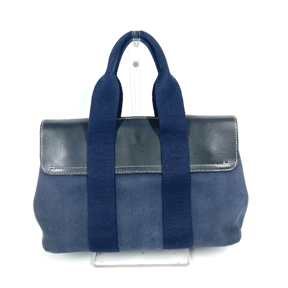 ハンドバッグ ヴァルパライソPM バルパライソ カバン トートバッグ フラップ レザー/キャンバス ネイビー