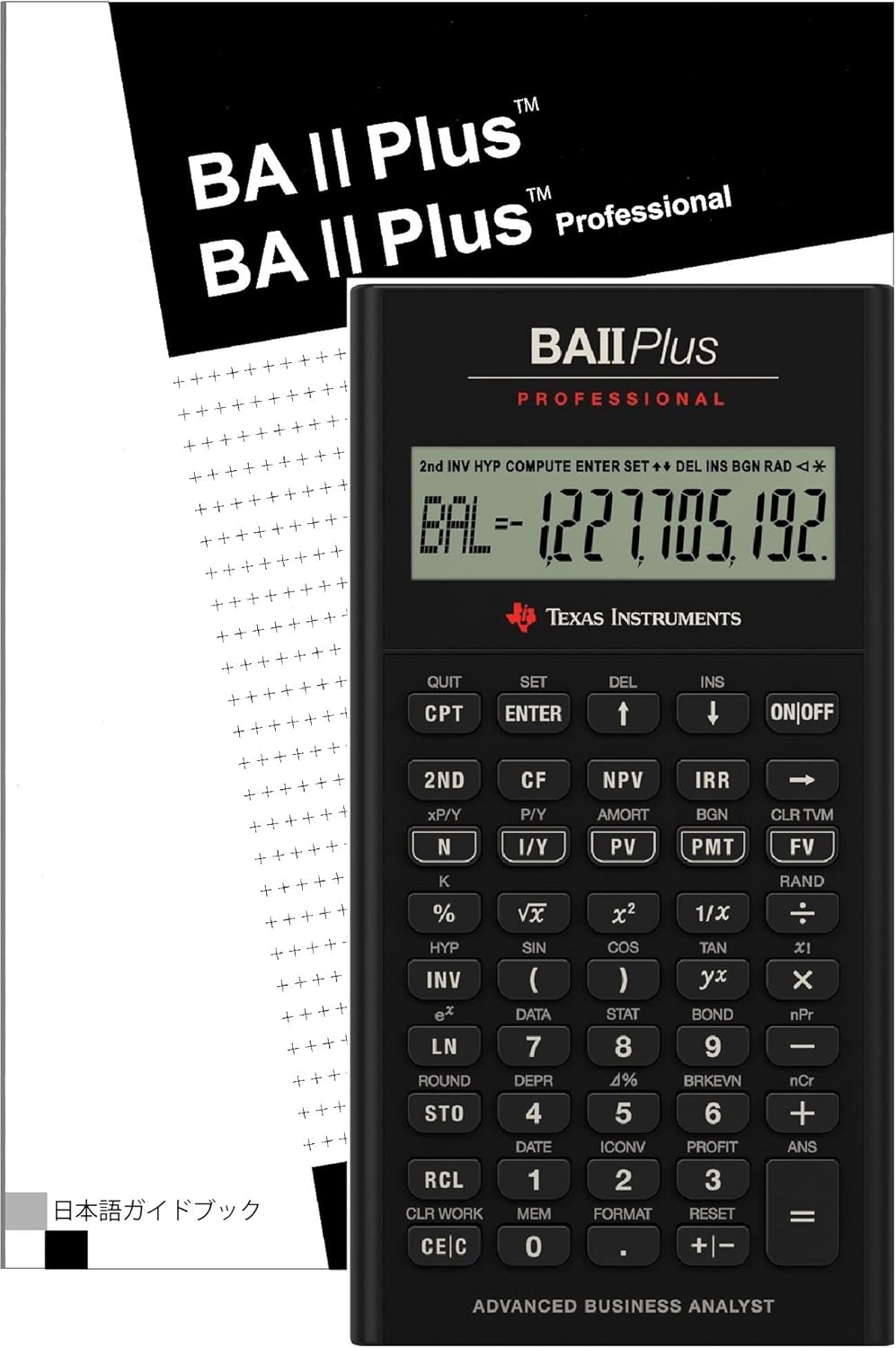 日本語ガイドブック(112p) 付 Texas Instruments BA II Plus Professional Financial Calculator [正規輸入元] 7,999円