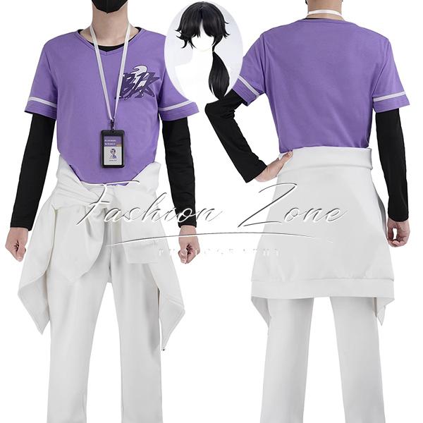 【品質良い 大好評中】迅速な出荷IdentityV 第五人格 納棺師 イソップ・カール BLK戦隊 コスプレ衣装 ウィッグ cosplay ハロウィン 演出服 変装