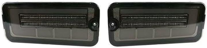 LEDテールランプ シーケンシャル ハイゼット/ピクシストラック ジャンボ S500P S500U S510P S510U ハイフラ対策 2個セット 防水(ブラックスモーク, 長方形)