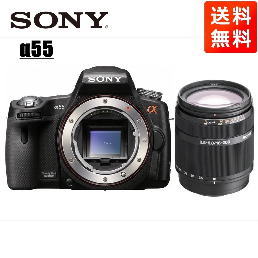 α55 DT 18-200mm 高倍率 レンズセット デジタル一眼レフ カメラ 中古