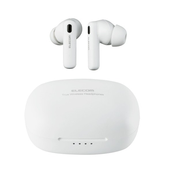 LBT-TWS13WH 完全 ワイヤレスイヤホン Bluetooth 無線 AAC対応 ノイズキャンセリング Type‐C充電 カナル型 ホワイト メーカー直送