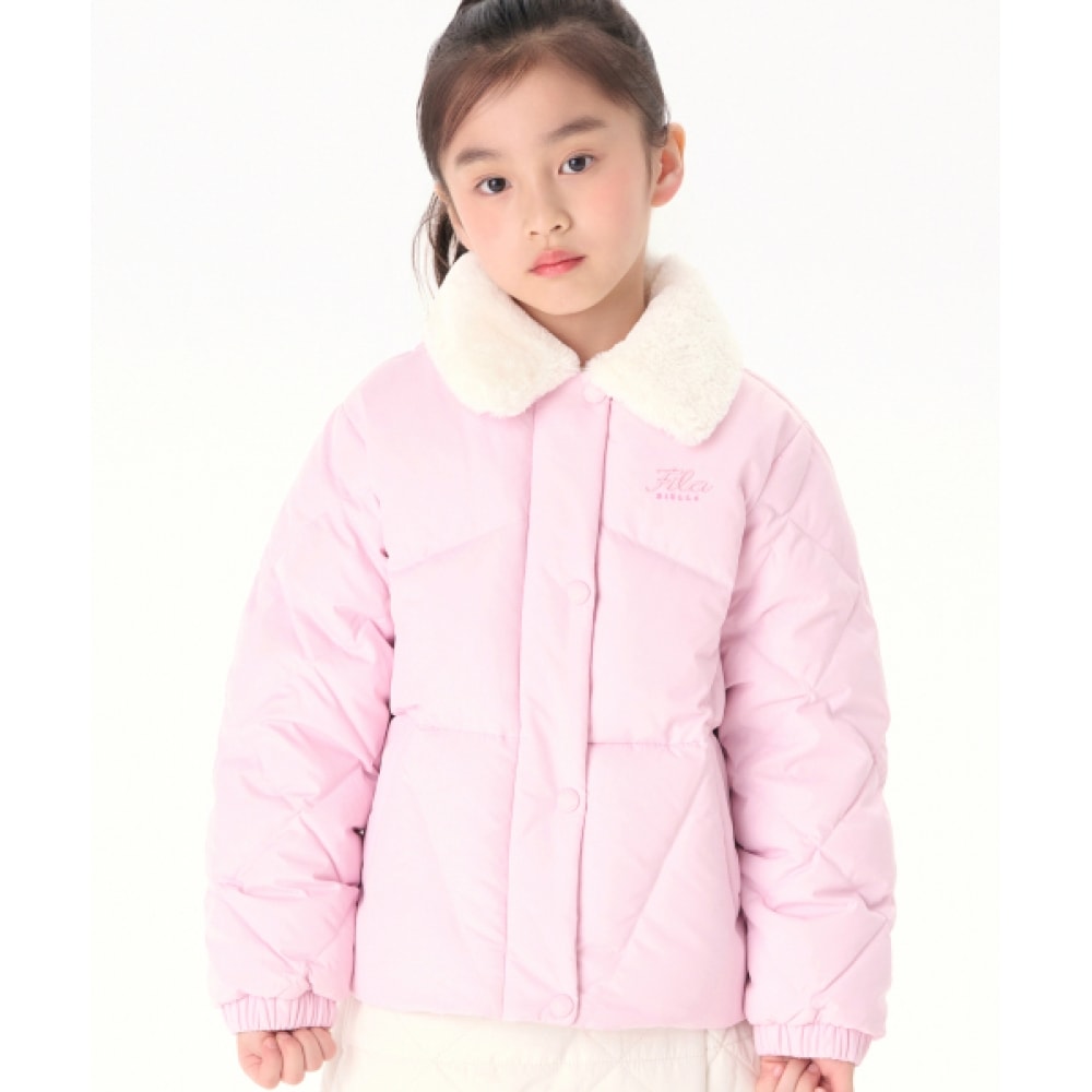 FILA KIDS エリデタッチャブルライトウェイトダウン女の子用 (FK2DJG4402FPWP)