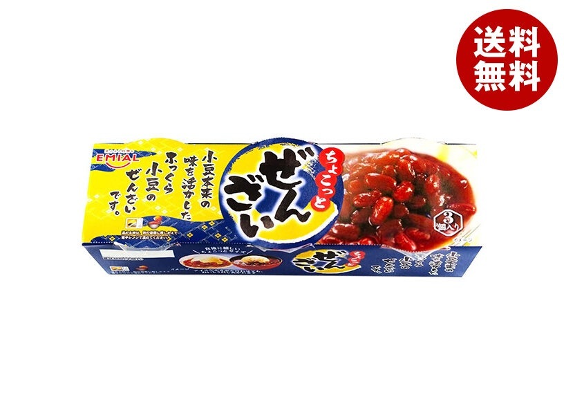 EMIAL 安曇野食品工房 ちょこっとぜんざい 3連 (75gx3)×6個入×(2ケース)