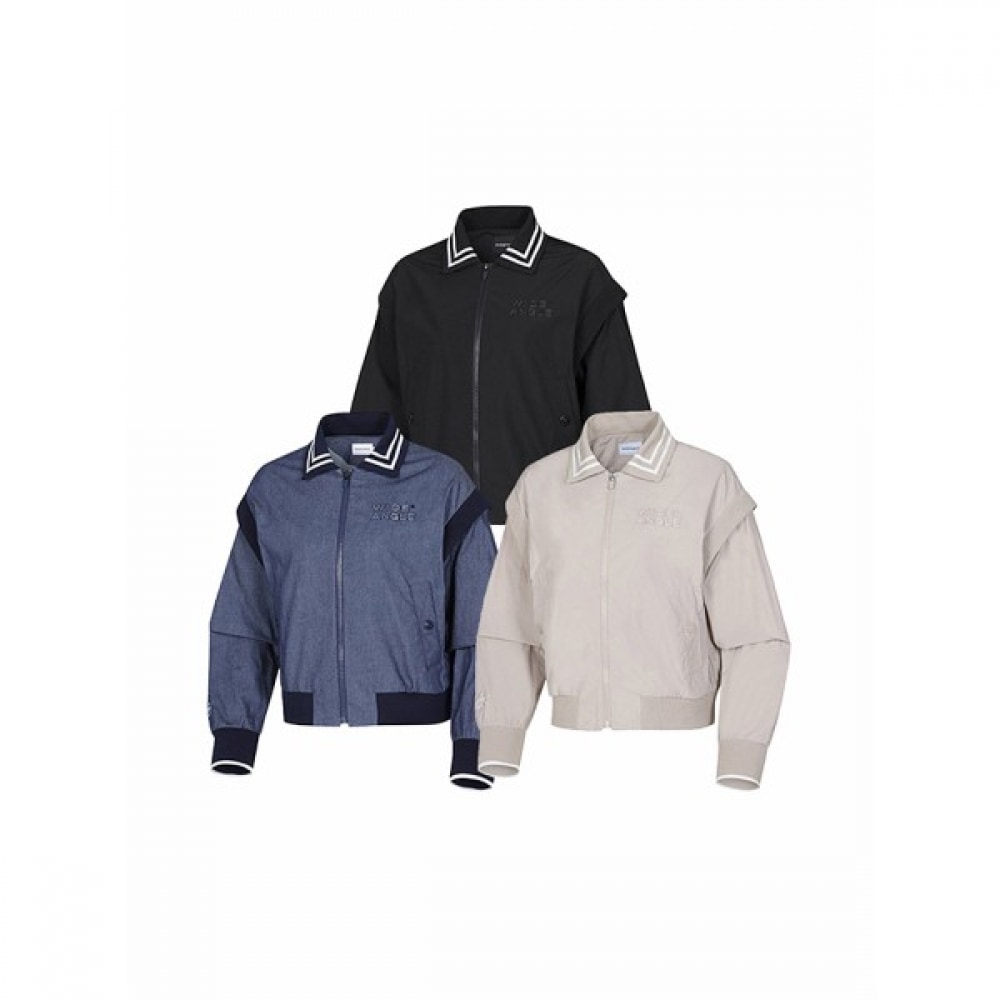 (ワイドアングル) レディース CO デタッチャブルスリーブブルゾンジャケット L_WWP24171