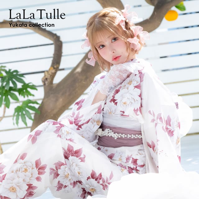 【送料無料】ゆかた 浴衣 セット レディース 3点セット 兵児帯 下駄 牡丹柄 ピンク 花柄 大きいサイズ 和柄 古典柄 レトロモダン シンプル 帯 ギャル 高校生 花火大会 夏祭り 派手 おしゃれ