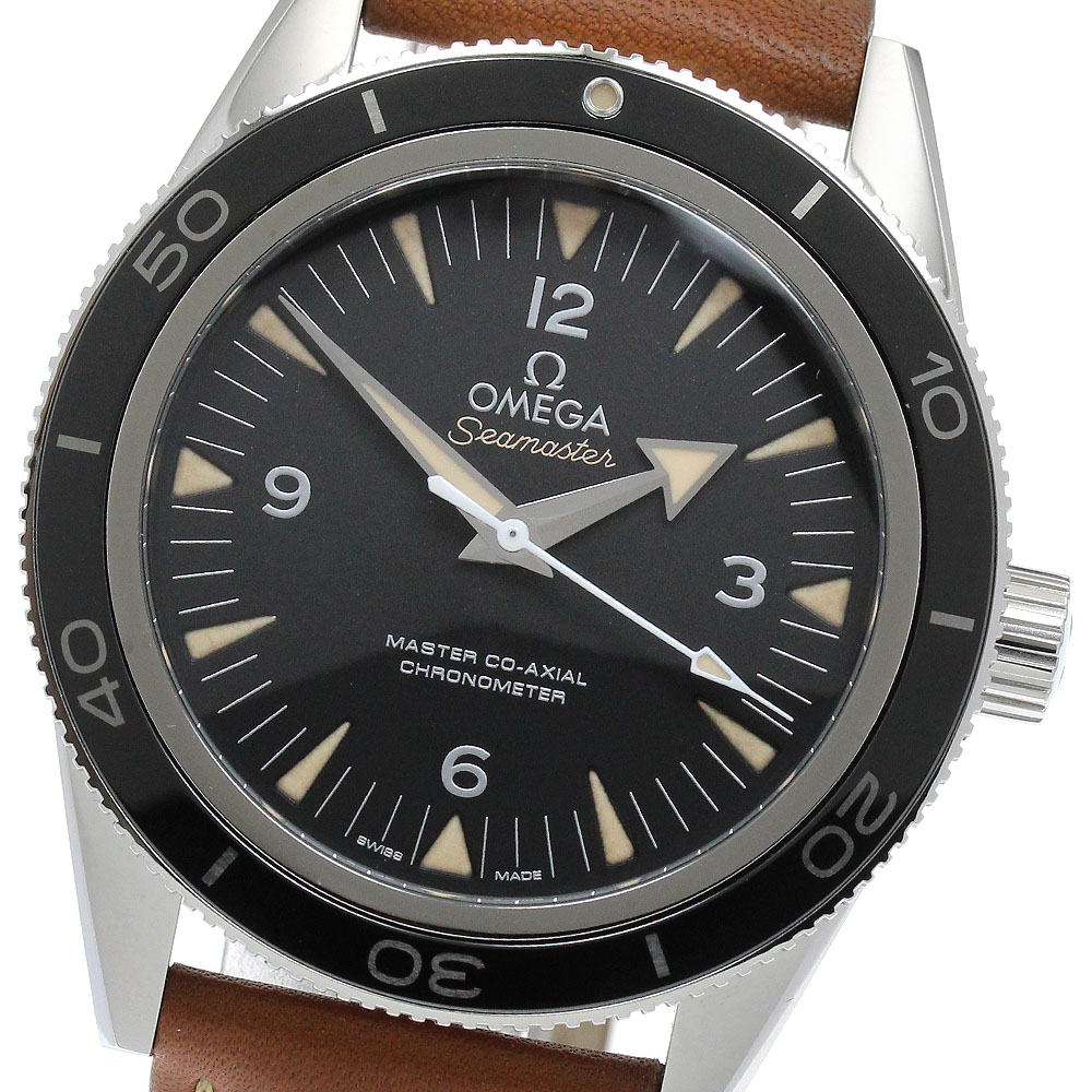 オメガ OMEGA 233.32.41.21.01.002 シーマスター300 コーアクシャル 自動巻き メンズ 極美品 箱・保証書付き_893086【中古】