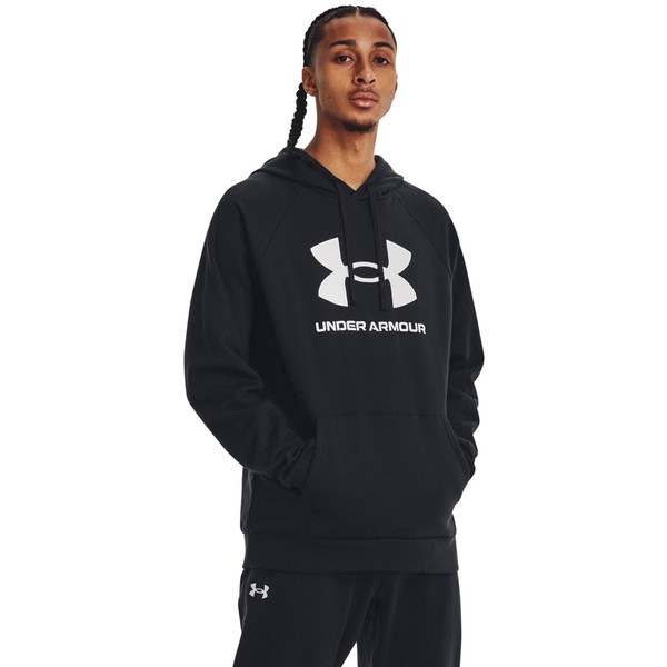 UNDER ARMOUR アンダーアーマー UAライバルフリース ロゴ フーディー フリース ベロアジャケット 1379758-001