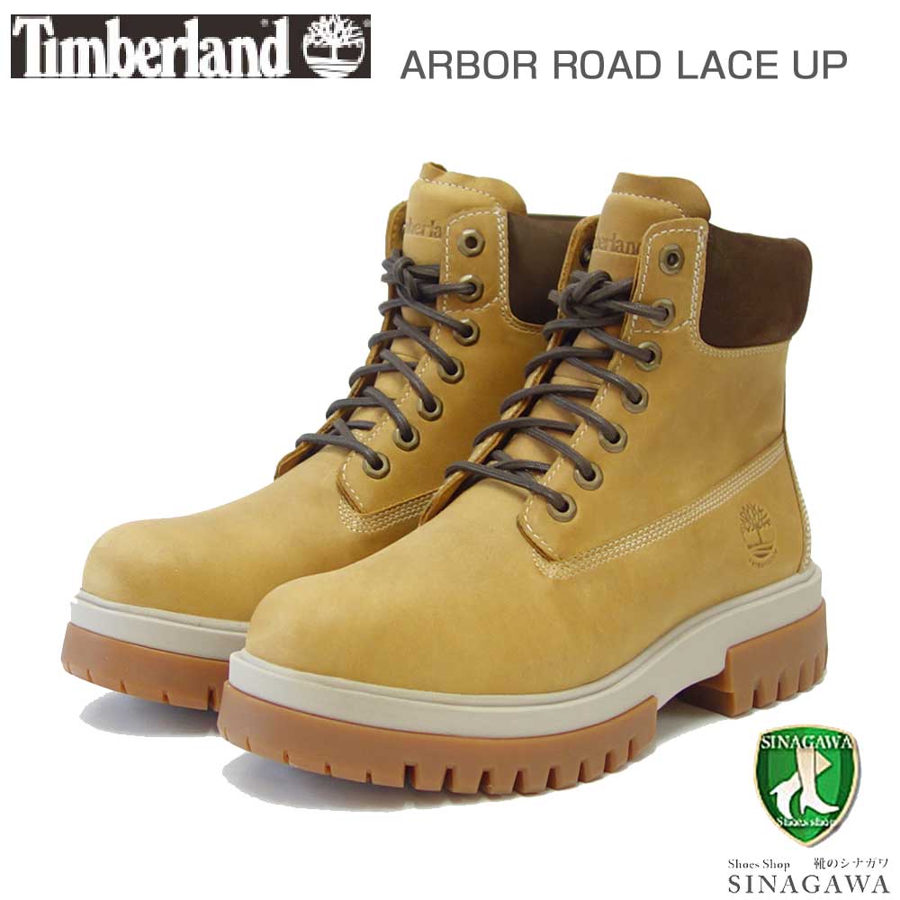 Timberland ティンバーランド a5ykd プレミアム ウォータープルーフ ブーツ ARBOR ROAD LACE UP （ウィート） 防水 フルグレインレザー ショートブーツ アウトドア ウ