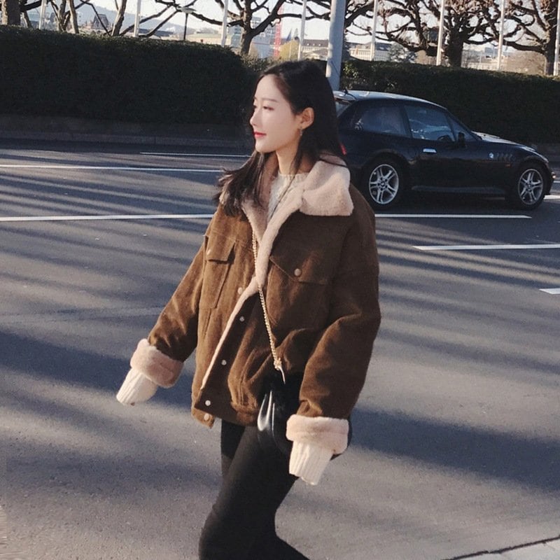 コート ショートコート レディース 冬 アウター ジャケット トップス 裏ボア 裏起毛 暖かい 体型カバー 大きいサイズ 通勤 通学 30代