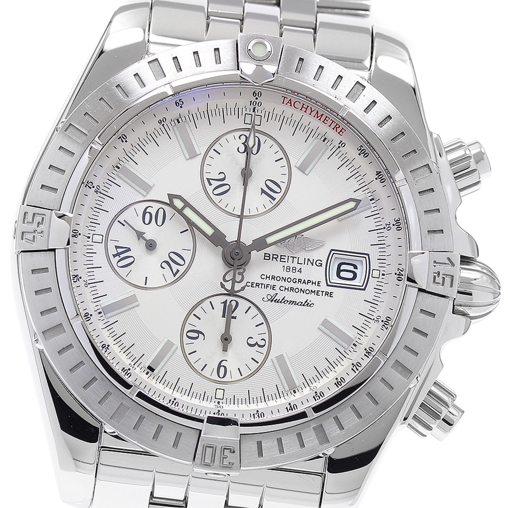 ブライトリング BREITLING A13356 クロノマット エボリューション デイト 自動巻き メンズ 良品 _934472【中古】