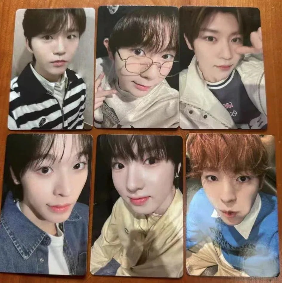 公式品　NCT WISH 划愿 一直娯1.0 全員６枚セット