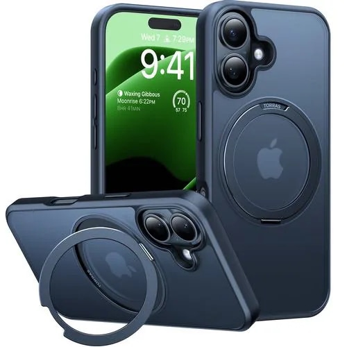 Torras X00FX2053 ROstand Pro case for iPhone16 Black