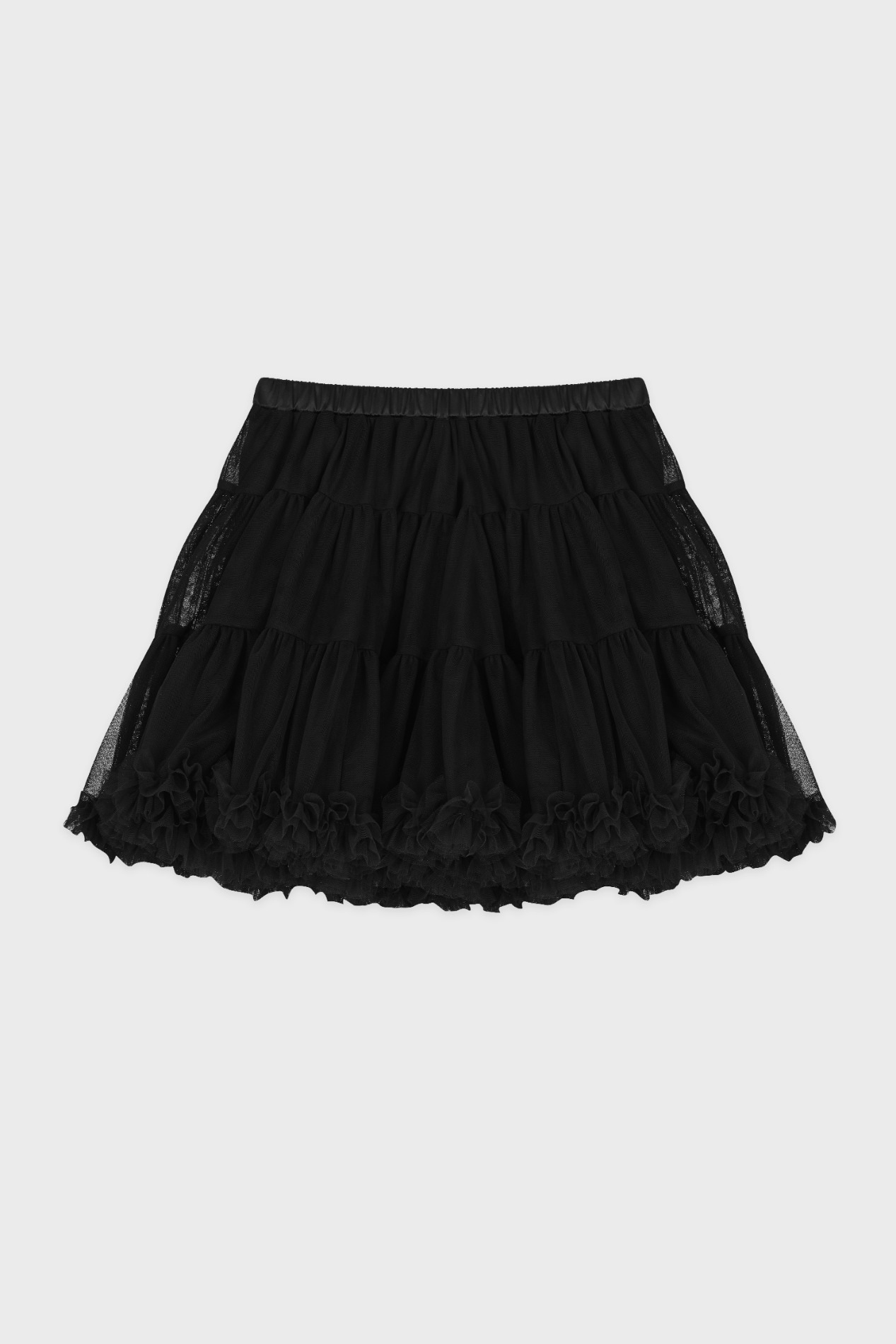 【SINOON】 [ジス着用] TUTE SKIRT : BLACK