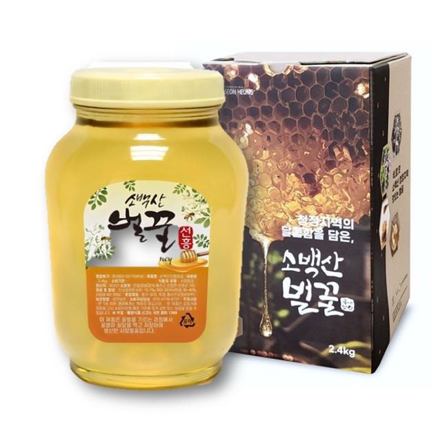 小白山はちみつ 先興仕様 アカシア蜜2.4kg1本