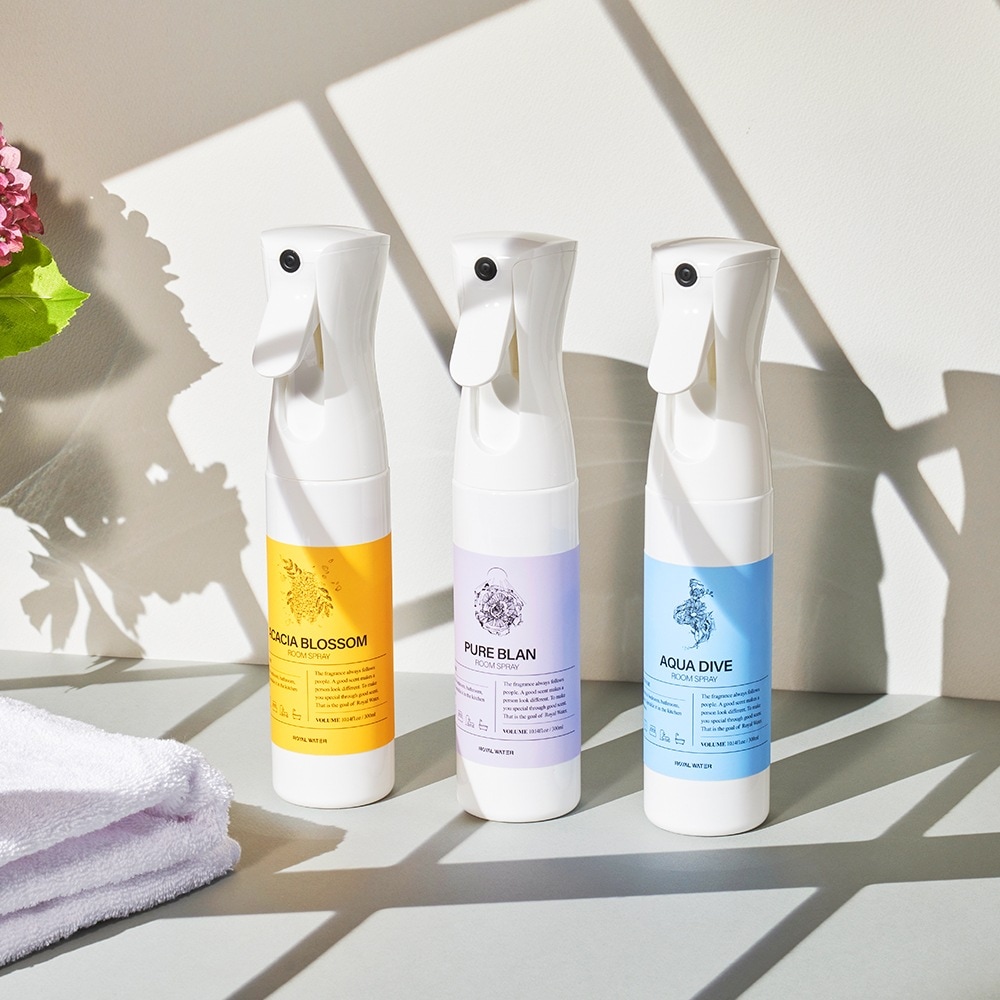 ロイヤルウォータールームスプレー300mlテキスタイル香水テキスタイル脱臭剤ホーム香菌ドレスパルファム寝具生地
