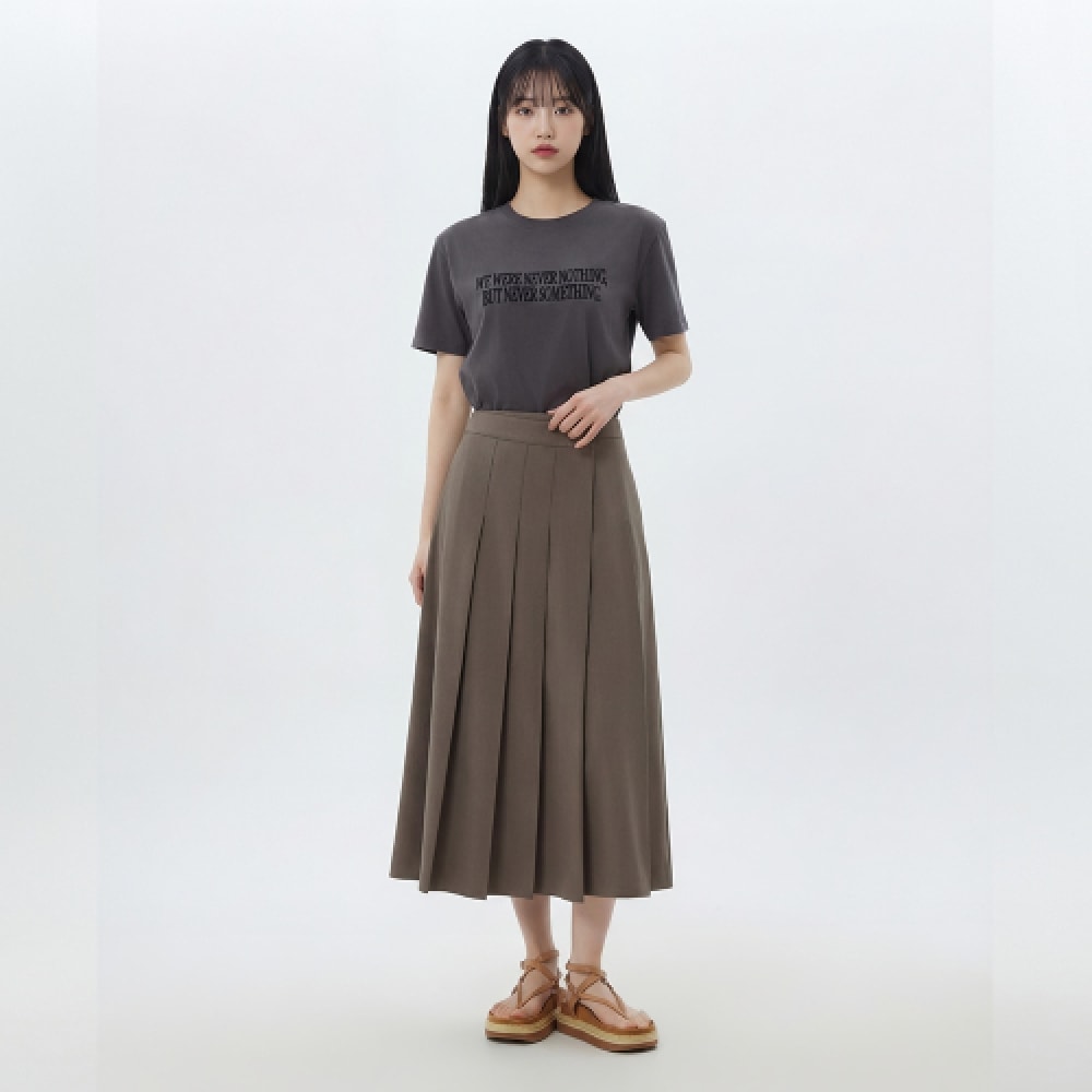 ラップアンフットプリーツロングスカート AS2WS464