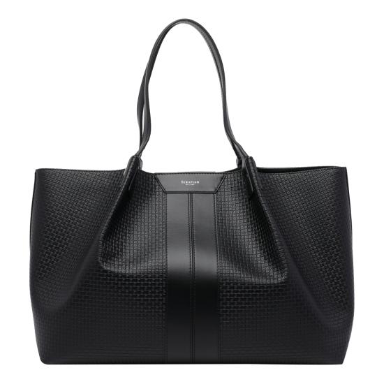 SERAPIAN Women Shoulder Bags SRSTSMLL684542B CG2 Black