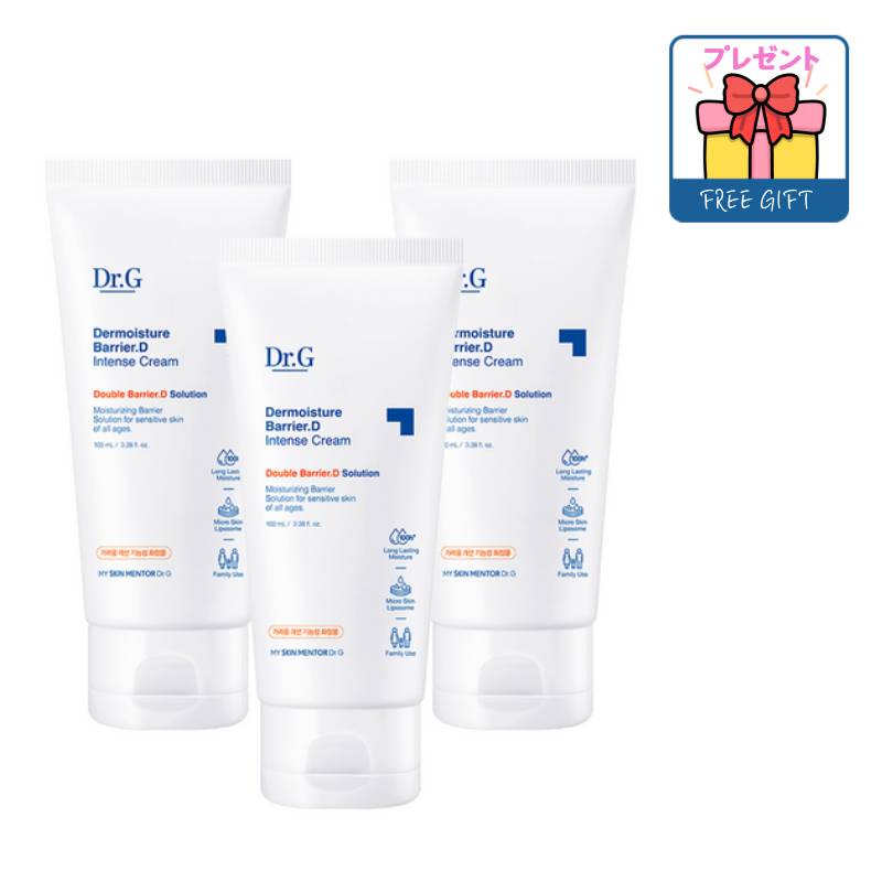 [1+1+1]ザモイスチャーバリアD インテンスクリーム100ml*3個 水分クリーム 100時間 保湿 かゆみ改善 低刺激 敏感肌