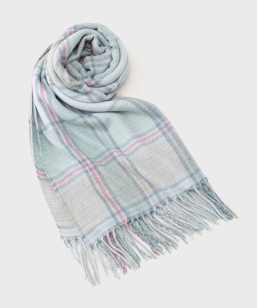 [最安値挑戦]ストール カシミヤタッチチェック レディース