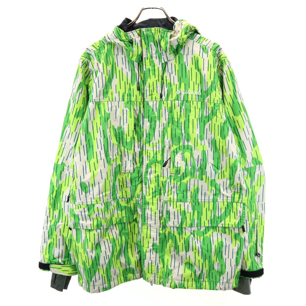 総柄 ウィンター ジャケット L グリーン系 アウトドア OMNI-TECH メンズ 5,182円