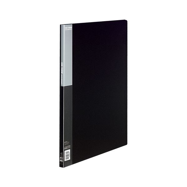 （まとめ）コクヨ クリヤーブック（ベーシック）固定式・サイドスロー A3タテ 40ポケット 背幅17mm 黒 ヨコ入れ ラ-B223D 1冊 (×3セット)