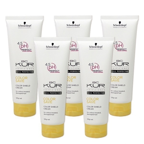BCクア カラーセーブ カラーシールドクリーム 120g 5個 セット