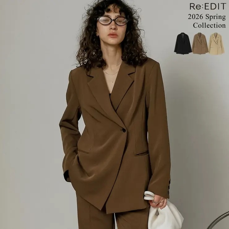 [2026S/S COLLECTION]ツイルラップデザインジャケット