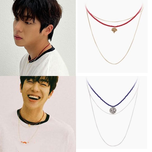 [韓国セレブ着用] 夏ファッション 韓国人気商品 ガウディウム ビーズ レイヤード ネックレス韓国女性アクセサリー デイリーアクセサリー SNSで人気 大学生ファッション 韓国の人気ブランド 12,370円