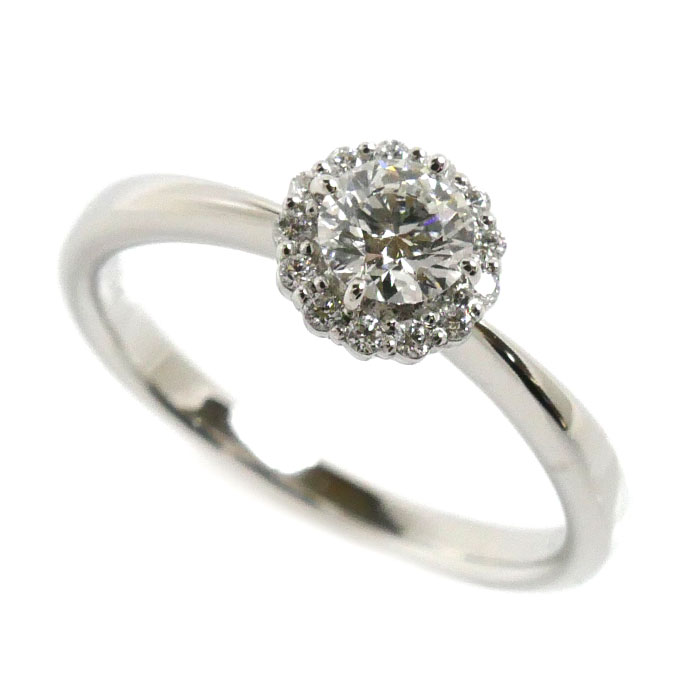 Vendome Aoyama ヴァンドーム青山 Pt950プラチナ リング・指輪 ダイヤモンド0.272ct 8号 3.3g レディース 中古 美品