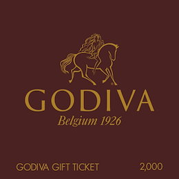 【giftee】GODIVA (ゴディバ)ギフト券(2000円)