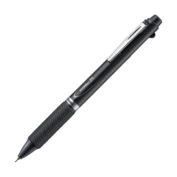 (まとめ) ぺんてる エナージェル 多機能ペン2+S（軸色：ダークグレー） XBLW355N 1本 (×30セット)