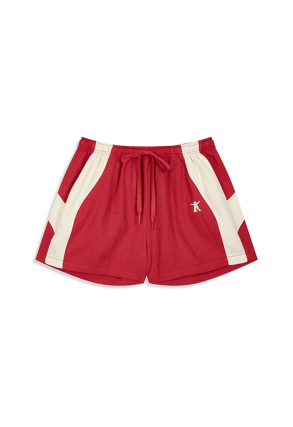 【OPEN Yy】 YY COLOR BLOCK SHORTS : RED