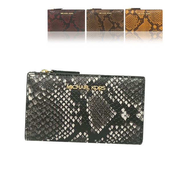 [特売セール] 即発 アウトレット 小物 パイソン スモール ジップ カード ケース 35F1GTVD1G