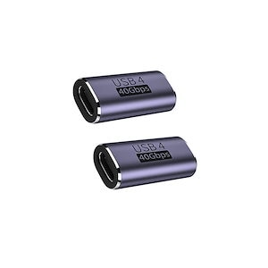 YFFSFDC USB C 中継アダプタ メス to メス USB Type C 延長アダプタ【40Gbps高速データ転送&100W/5A急速充電& 8K@60Hz映像出力】タイプ USB-C Typ