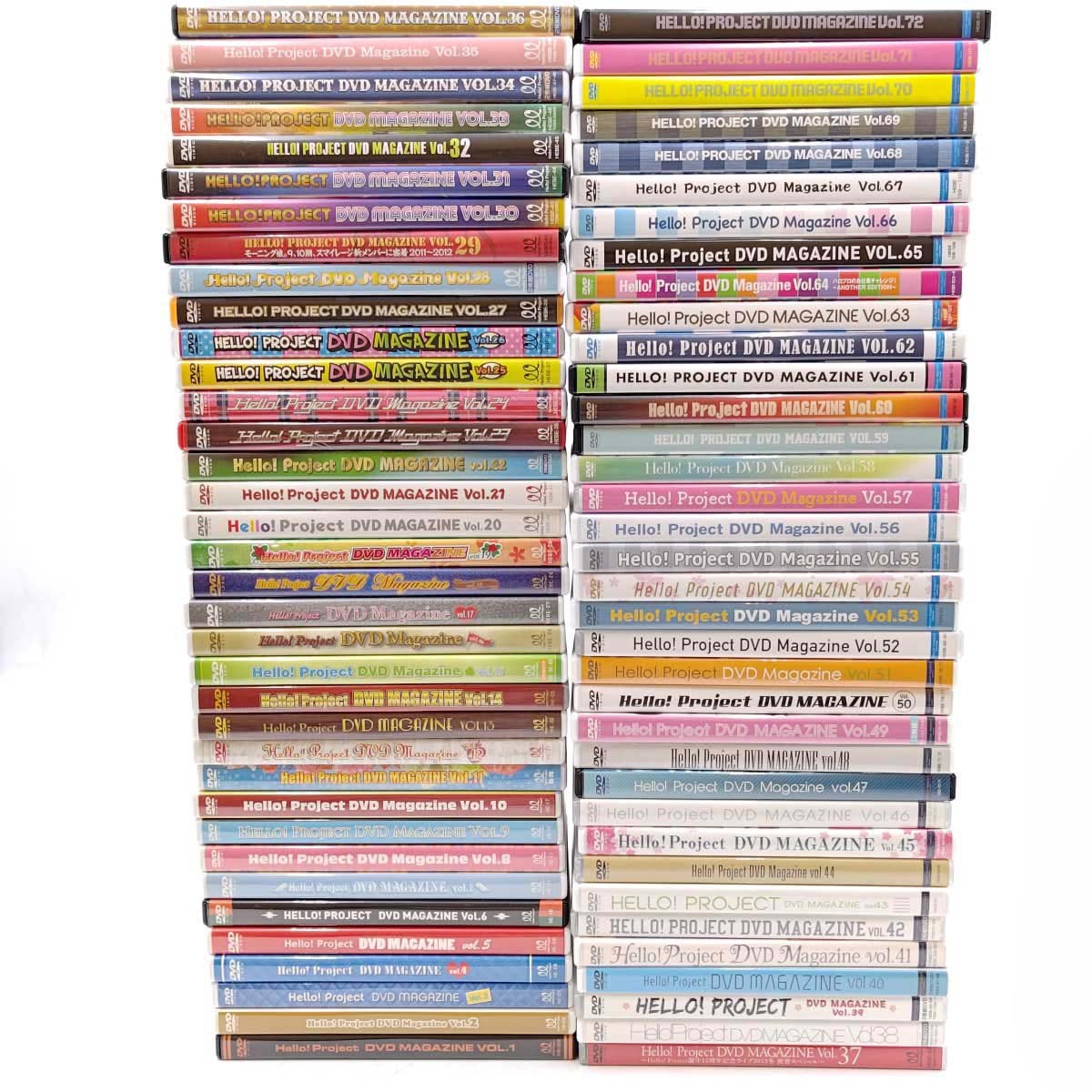 【中古】[72点セット] ハロー！プロジェクト モーニング娘 DVD MAGAZINE Vol.1-72