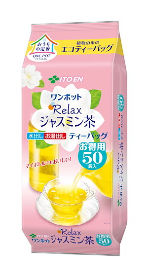 伊藤園 ワンポット Relax ジャスミン茶 エコティーバッグ 3.0g×50袋 ×4個