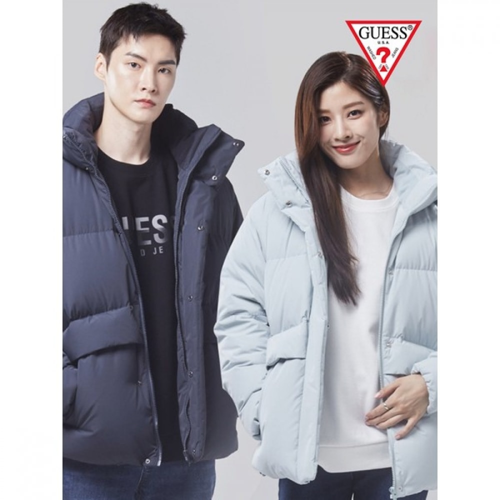 (ゲス) ユニシンプルフーディーダウンジャンパー NM4W0572