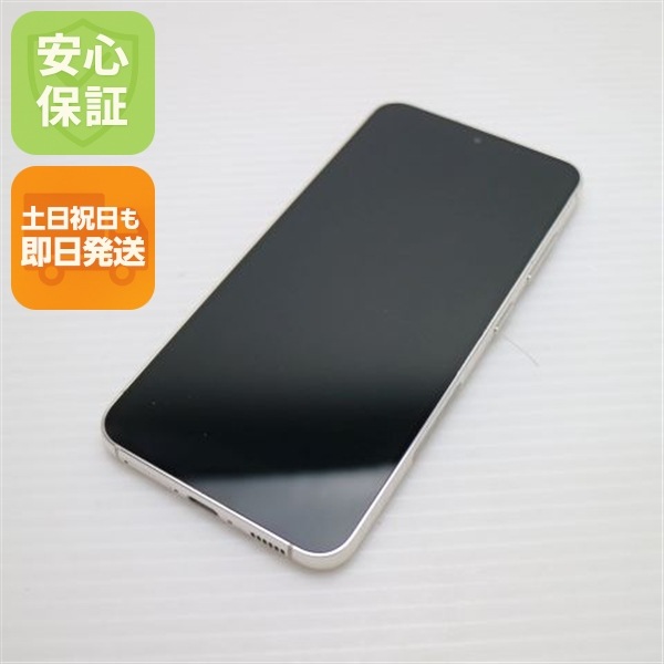 美品 SCG19 Galaxy S23 クリーム AU スマホ SAMSUNG 即日発送 土日祝発送OK 83