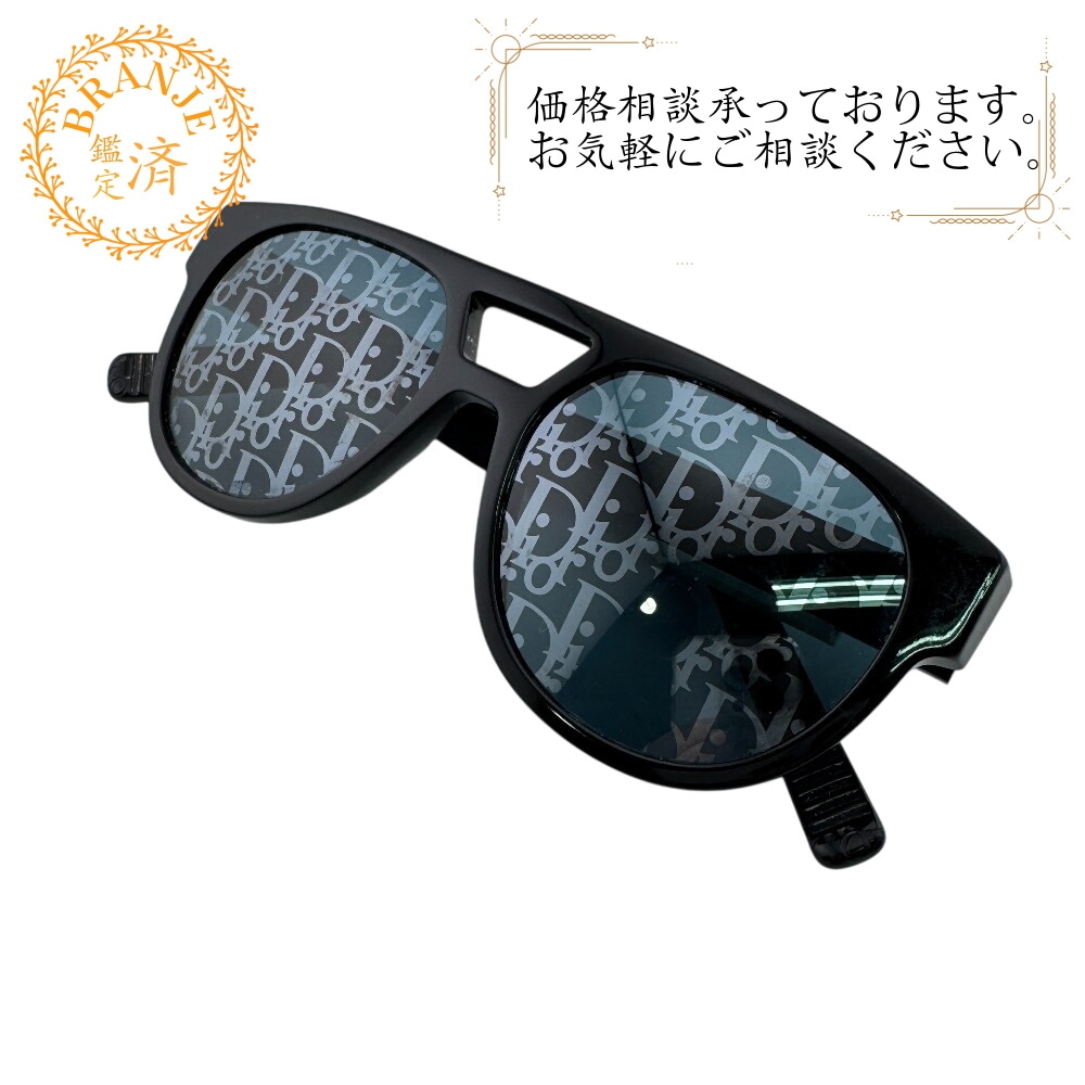 DiorB23 5417-145 ロゴ プラスチック サングラス ブラック