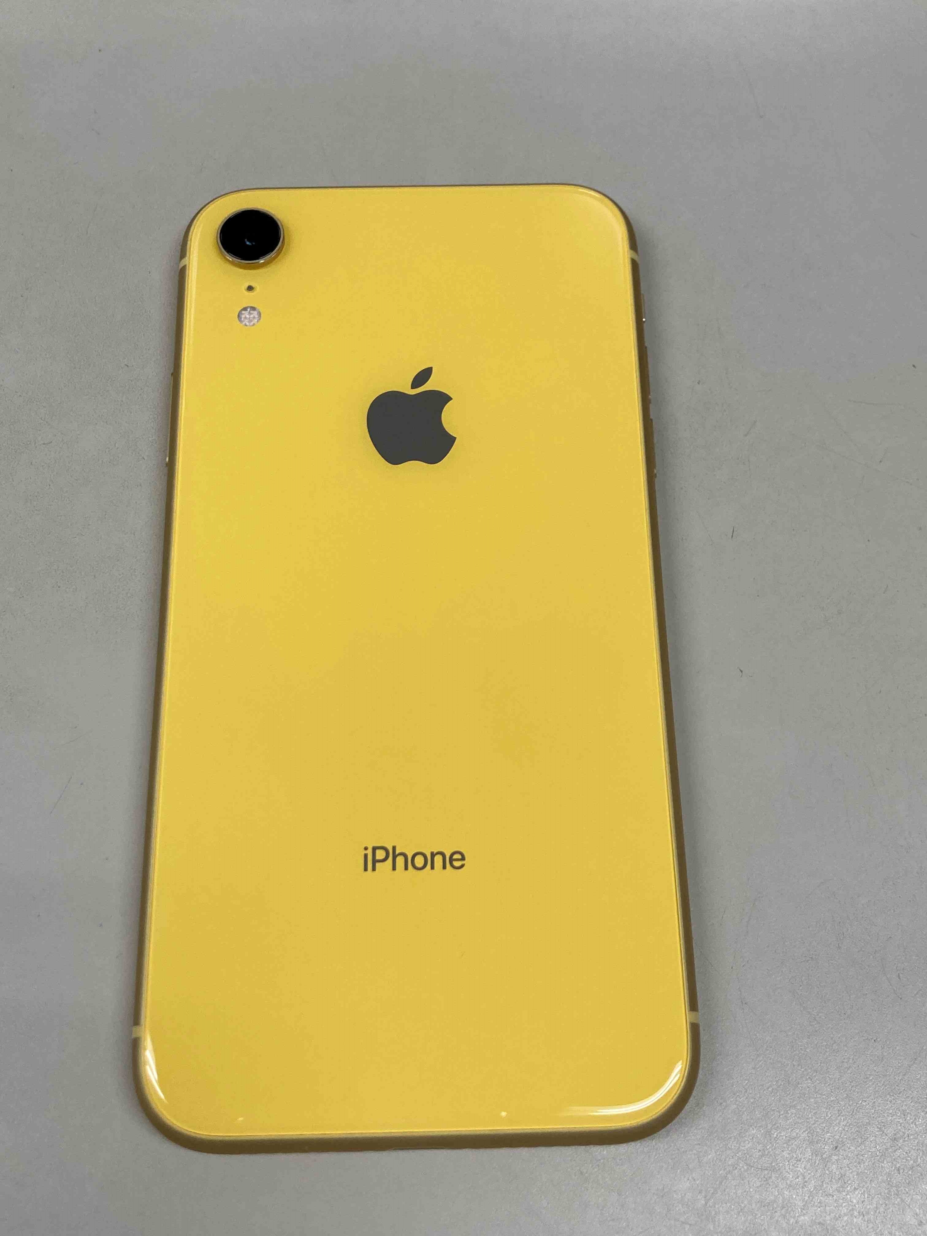 極美品 電池89%SIMフリー iPhoneXR 128GB イエロー