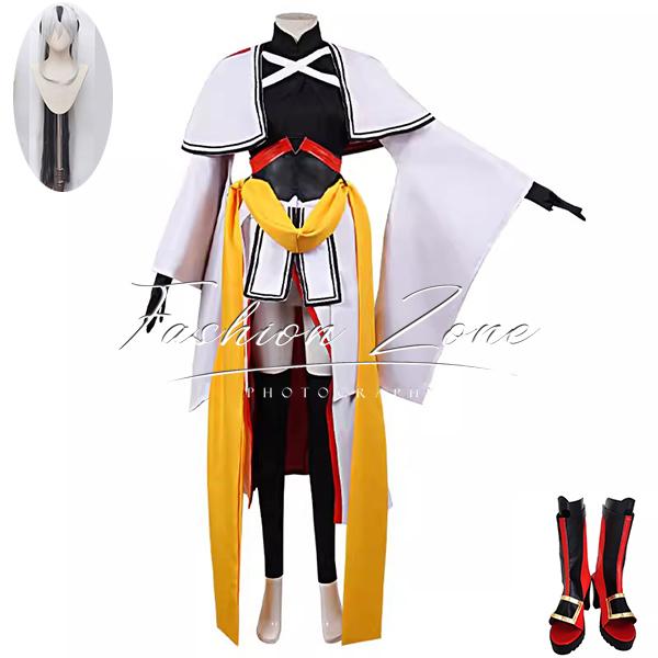 FateGrand Order 風 長尾景虎 Nagao Kagetora コスプレ衣装 ウィッグ 靴 cosplay ハロウィン 演出服 変装