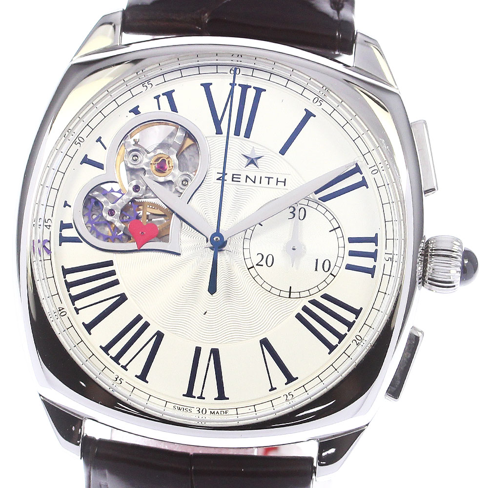 訳あり ゼニス ZENITH 03.1925.4062 スター・オープン クロノグラフ 自動巻き レディース _769711【中古】