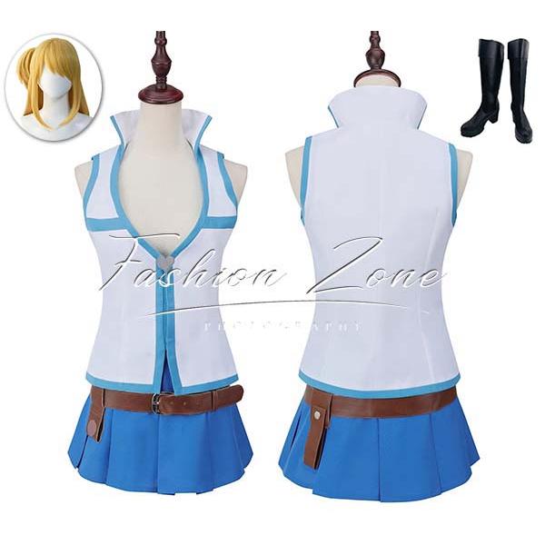 FAIRY TAIL フェアリーテイル 風 ルーシィハートフィリア 百の任務 コスプレ衣装 靴 cosplay ハロウィン 演出服 変装