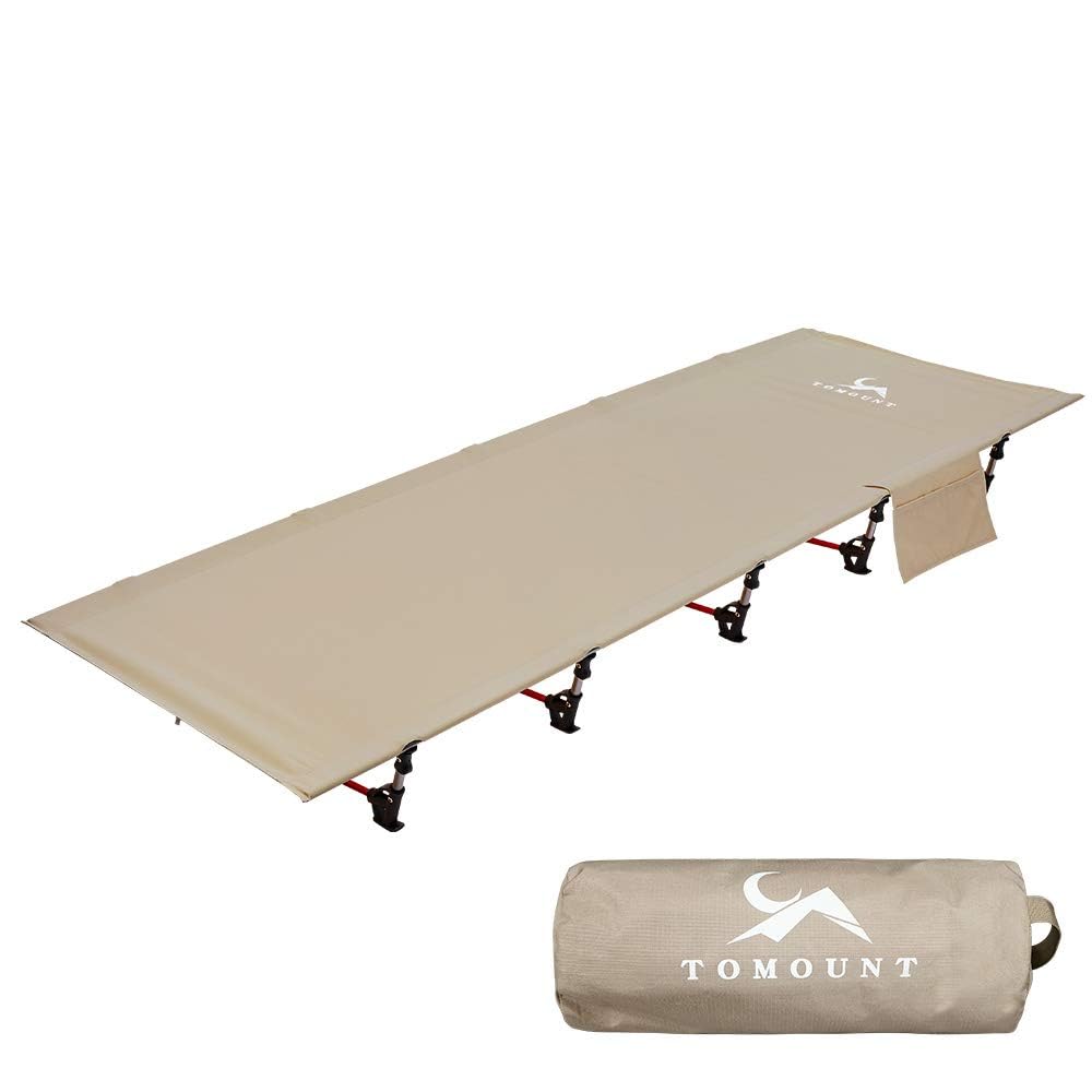 アウトドアベッド キャンプコット 折りたたみ ベッド 軽量 耐荷重150kg 簡易ベッド コンパクト 防水 通気性 防災 収納ケース付き