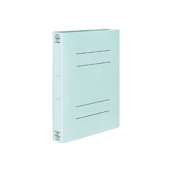 (まとめ) コクヨ フラットファイルX(スーパーワイド) A4タテ 400枚収容 背幅43mm 青 フ-X10B 1セット(10冊) (×4セット)